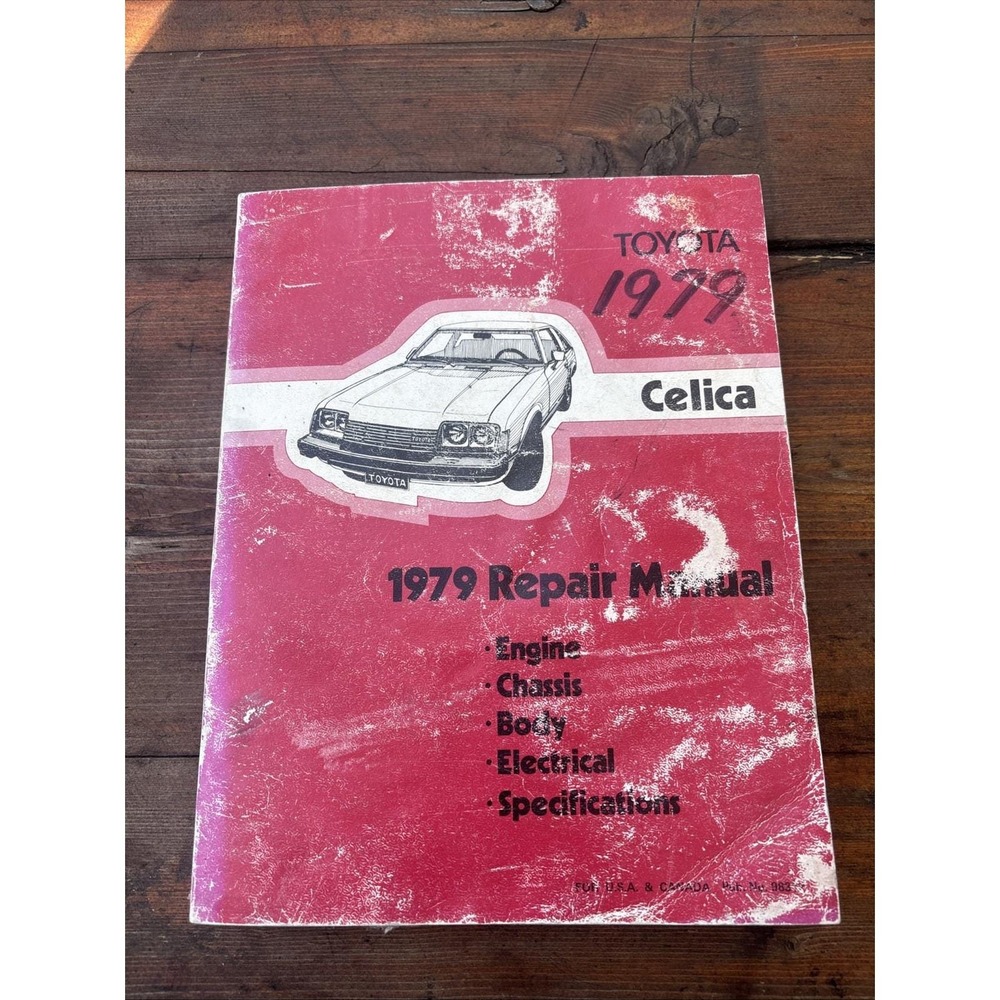 Toyota Celica 2979 Repair Manual